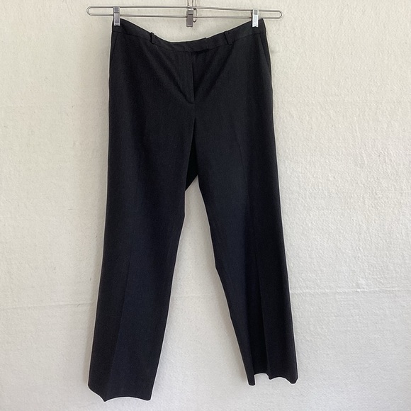 Brooks Brothers Caroline Fit Heather Charcoal Green Stretch Dress Pants 16 - Picture 1 of 6
